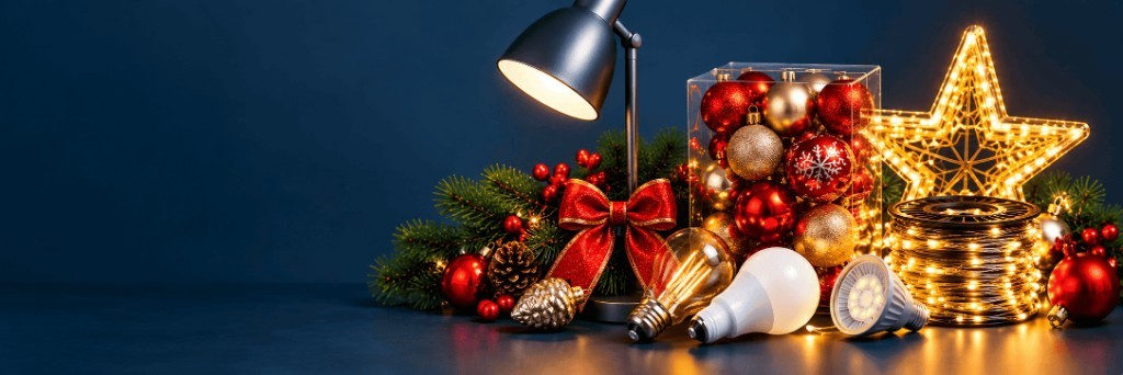 Bombillos y luces navideñas