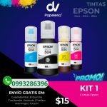 Tintas Epson (Combo x4)