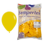 Globos color amarillo #12 c/u