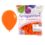 Globos color naranja #12 c/u