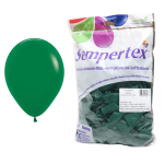 Globos color verde oscuro #12 c/u
