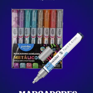 Marcador Acrilico X8